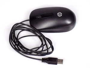 HP MSU1158 672654-001 USB Optical Laser Mouse, Black, Optische Maus, Schwarz - Bild 1 von 1