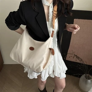 Large Capacity Crossbody Bag Nylon Dumpling Bag Fashion Shoulder Bag  Tote Bag - Picture 1 of 17