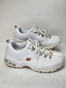 Skechers Damen Premium Sport 11097 Weiß Leder Freizeitschuhe Turnschuhe Größe 9 - Bild 1 von 9