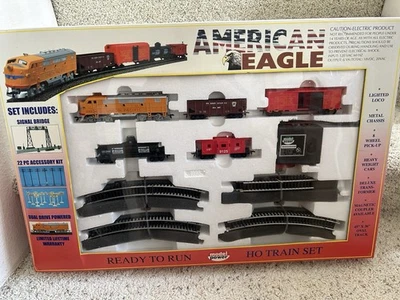 Vintage  American Eagle No. 1030 Train Set.... HO Scale...Model Power...NIB - Image 1 of 4