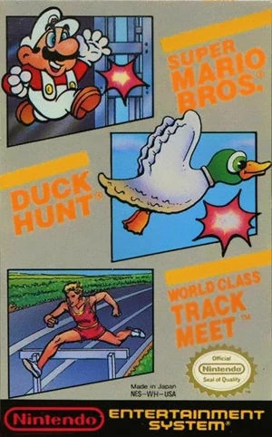 Super Mario Bros. / Duck Hunt / World Class Track Meet (Nintendo... - Image 1 of 1