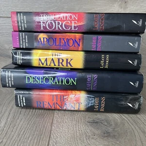 Left Behind Books Tim LaHaye & Jerry B. Jenkins Lot Of 5 Hardcover & Paperback - Foto 1 di 17