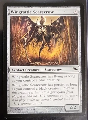 MTG Wingrattle Scarecrow Shadowmoor 270/301 Regular Common - Image 1 of 2