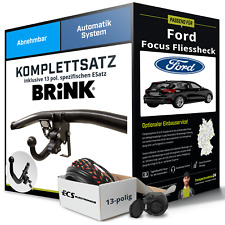 Produktbild - Für FORD Focus Fliessheck III Anhängerkupplung abnehmbar +eSatz 13pol 10-20 AHK