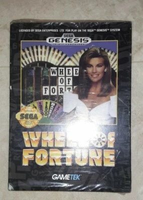 Wheel of Fortune (Sega Genesis, 1992) brand new sealed vintage  - Image 1 of 2