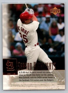 2000 Upper Deck Seaosn Highlights Mark McGwire #262 - Picture 1 of 2