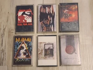 Metallica, Ozzy, Def Leppard, Whitesnake, Led Zeppelin + More  18 Cassettes Coll - Picture 1 of 9