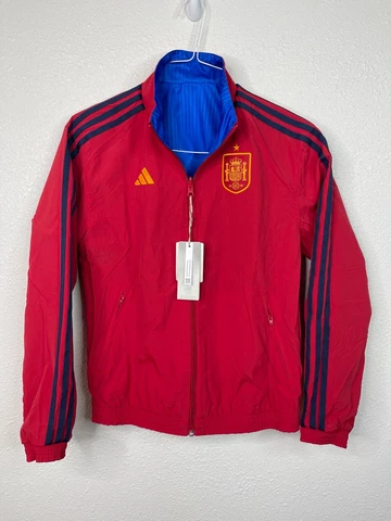 NEW Adidas Spain Anthem World Cup Reversible Jacket - Women’s Size Small HE8904 Cover