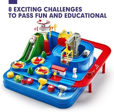 RESCUE CITY Juguetes para niños para 3 años + Coche de pista de carreras Aventura NUEVO EN CAJA Foto 1 de 4