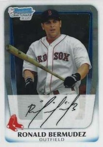 2011 Bowman Chrome Prospects Refractors #BCP59 Ronald Bermudez Red Sox NM-MT /79