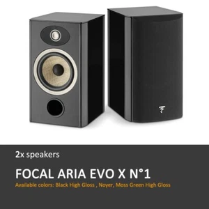Focal Aria Evo X No 1 PAIR / 2-Way Bookshelf Speakers / NEW ! - Picture 1 of 1