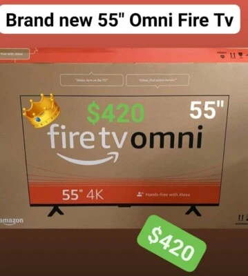 Amazon Fire TV Omni Series 55" LED 4K UHD Smart TV - Black - Image 1 of 4