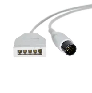 Mindray MEC 1000 2000 6Pin 5-lead ECG Trunk Cable IEC type Medical accessories - Picture 1 of 1