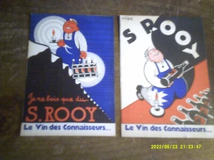 2 CARTES POSTALES PIERRE PERON BREST VIN S ROOY - Picture 1 of 3