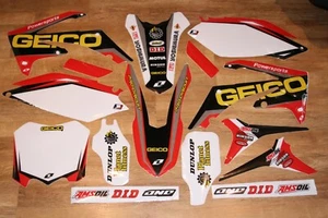 KIT CALCOMANÍAS GRÁFICAS HONDA CRF 250 CRF250R 2010 2011 2012 2013 - Imagen 1 de 7