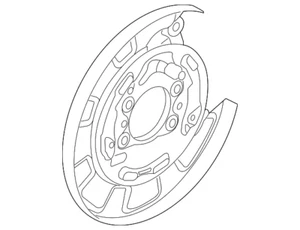 Genuine 582512K500 Kia Backing Plate ⭐Low Price⭐ - Picture 1 of 2