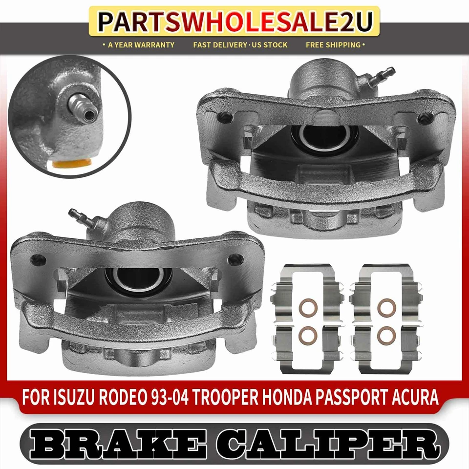 2 задних тормозных суппорта левая и правая с кронштейном для Isuzu Rodeo Honda Passport Acura - Изображение 1 из 4