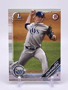 Seth Johnson 2019 1st Bowman Draft #BD-90 Tampa Bay Rays - Bild 1 von 1