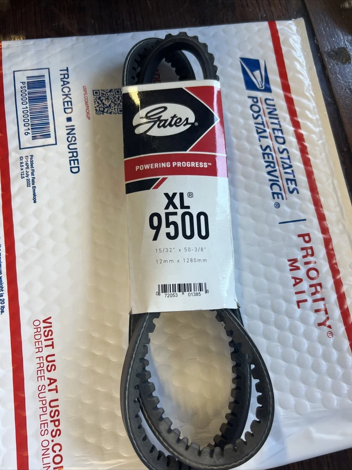 Gates 9500 XL Alta Capacidad V-Belt Hecho en USA. Foto 1 de 1