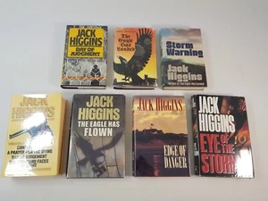 The Eagle Has Landed Storm Warning Jack Higgins 7 Book Bundle Hardback Vintage - Foto 1 di 6