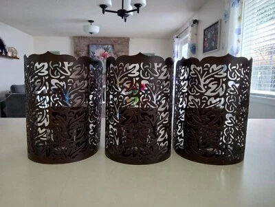 Juego de apliques de pared Partylite Thai Inspiration Trio Candle Foto 1 de 4