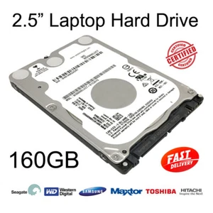 Unidad de disco duro interna SATA de 160 GB y 2,5" para el portátil Dell Latitude D830 - Imagen 1 de 3