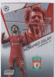 Topps Chrome Stadium Club CL 22/23 No. GF-MS Mohamed Salah Goal Force - Picture 1 of 2
