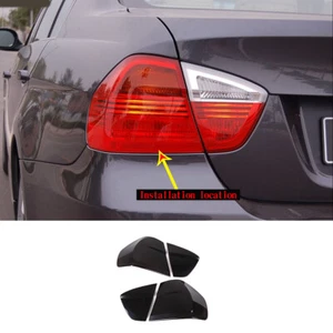 ABS Blackouts Smoke Tail Light Covers For BMW 3 Series 2005-2008 - Picture 1 of 12