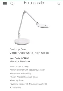 Humanscale Element Disc Light RRP £400 - Picture 1 of 6