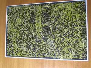 Yellow And Black Digital Art Print Medium - Ranton - Picture 1 of 5