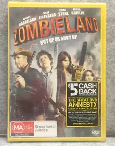 NEW: Zombieland Harrelson Eisenberg Stone Movie DVD Region 4 PAL Free Fast Post - Picture 1 of 3