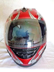 YAMA FMVSS 218 DOT Motorcycle Helmet (#6219). - Picture 1 of 13