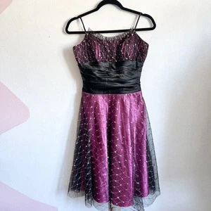 Y2K Babydoll Dress, Prom, Cocktail Dress, Fairy Grunge, Small, Retro - Picture 1 of 6