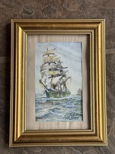 Vintage Watercolour Painting By John McGarry 2002 Original Signed, ‘Rothesay Bay - Picture 1 of 9