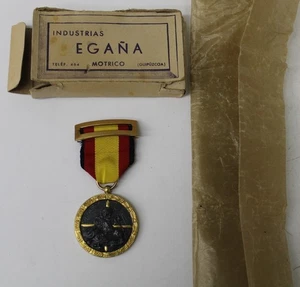 Egana WW2 Spanien Spanish Campaign Medal in the Original Box 1936-1939 Compana - Bild 1 von 6