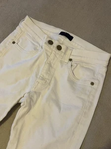 Ramy Brook Women's Katie Skinny Jeans White Size 27 Zipper Ankle Stylish Preppy - Picture 1 of 11