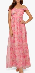 ADRIANNA PAPELL LONG DRESS/MULTI /NEW WITH TAG/RETAIL$229/SIZE 10/LINED - Picture 1 of 3