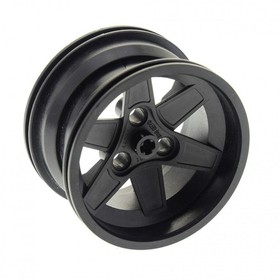 1x Lego Technic Wheel Rim 56x34 Black 3 Pin Holes Set 9398 8682 8146 44772