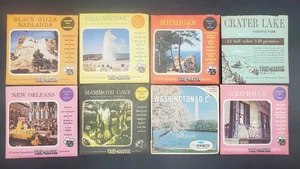 Lote De 8 Paquetes De 3 Carretes American States View-Master Años 50 De Colección - Imagen 1 de 17