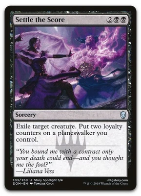 Settle the Score #103 (LP) Dominaria DOM Magic MTG - Image 1 of 2