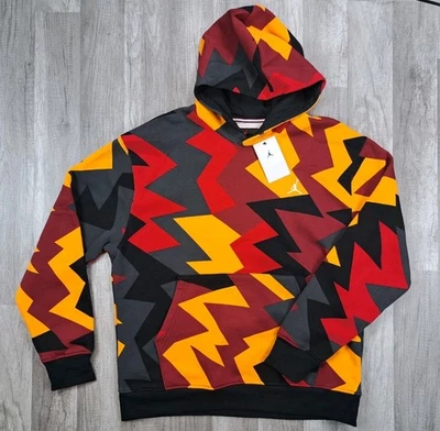 Sudadera con Capucha Air Jordan Flight MVP Roja Amarilla Negra Para Hombre Talla Mediana NUEVA  Foto 1 de 4