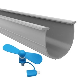 The 2021 Gray Garage Door Bottom Seal | 20 Foot, 3.5-3.75 Inch Width Garage R... - Picture 1 of 8
