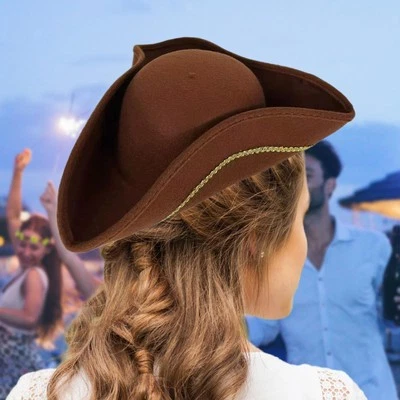 Pirate Hat Gift for Adults, Men and Women for Show Cosplay Stage Performance - Image 1 of 2