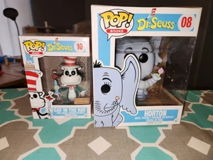 NEU 2 Funko Pop Dr. Seuss Figuren inklusive Exclusives!  #8 & 10!  Horton! - Bild 1 von 3