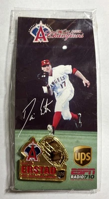 Darin Erstad Anaheim Angels Gold Glove 2002 World Series Champions Pin by Aminco - Image 1 of 2