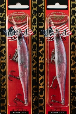 (ЛОТ ИЗ 2)LUCKY CRAFT МОЛНИИ УКАЗАТЕЛЬ 110DD 1/2 УНЦИЙ КРИСТАЛЛ PRO СИНИЙ I8254 - Изображение 1 из 3