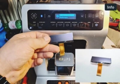 LCD Display Ersatz geeignet für Krups EA89.. Weiß - Imagen 1 de 4