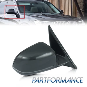 Heated Mirror Right Side Gloss Black Fit BMW X3 2015-2017 w/ Power Turn Signal - Bild 1 von 12