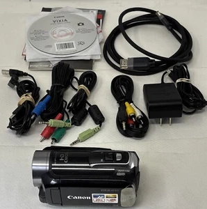 Canon Vixia HF R11 Camcorder w/ Battery + SD Card + Cables + Charger + Manuals + - Picture 1 of 21