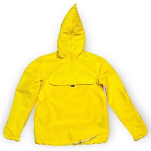 Tommy Girl Vintage 90s Full-Zippered Hood Yellow Windbreaker Jacket - Womens XS